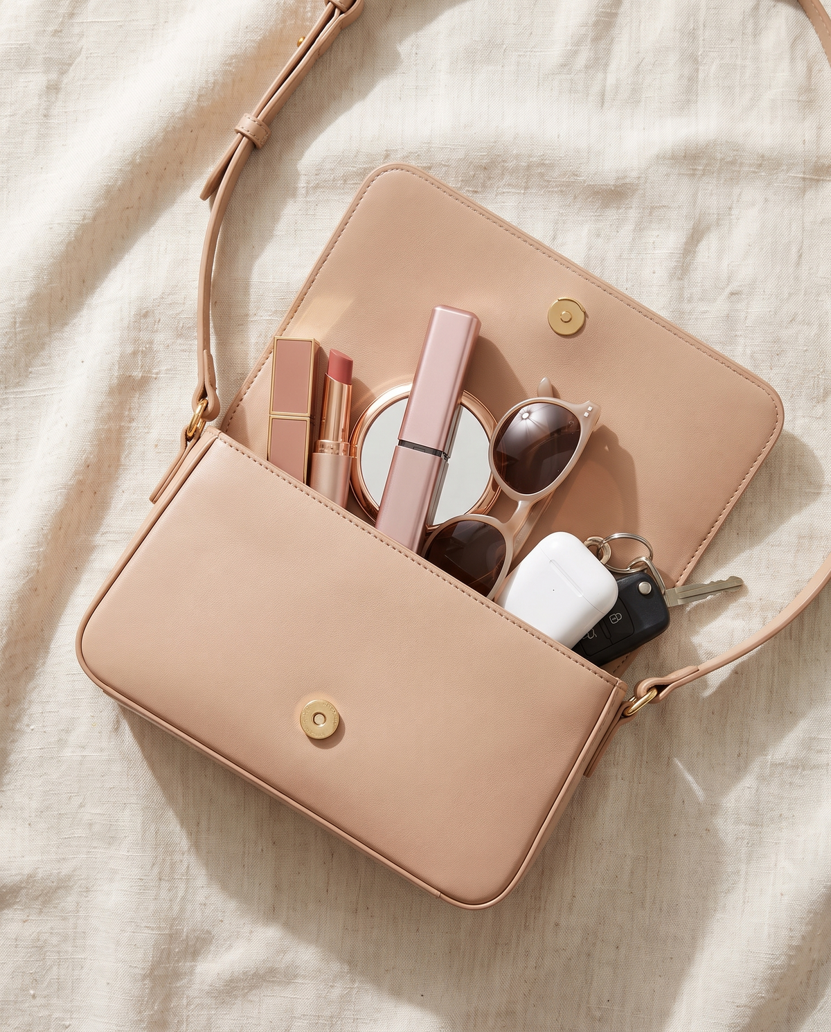 Lipstick-size brush that fits in any handbag